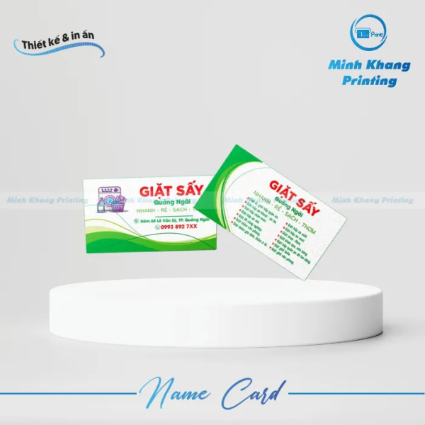 26+ Mẫu Card Visit Giặt Là Đẹp, Chuyên Nghiệp & Hút Khách