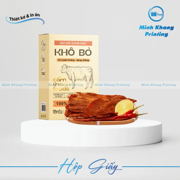 41+ Mẫu Hộp Giấy Đựng Khô Đẹp, An Toàn & Chất Lượng