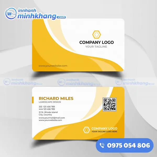 Bố cục thiết kế name card chuyên nghiệp