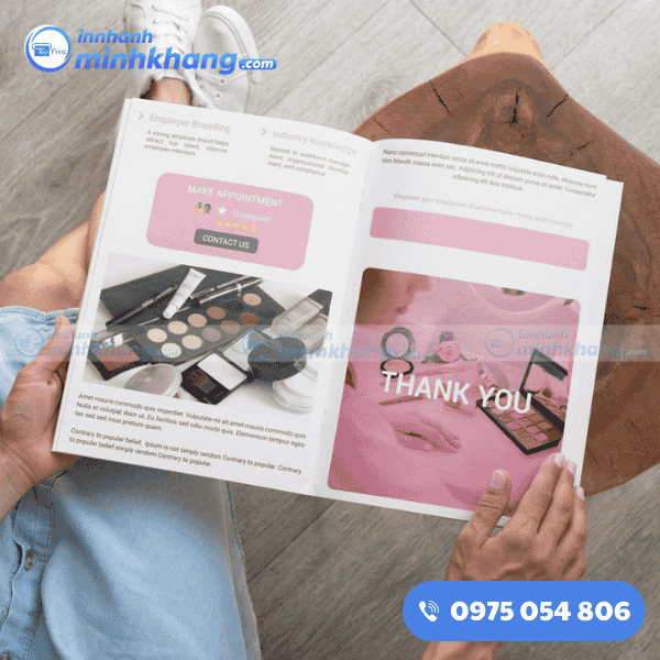 Mẫu catalogue mỹ phẩm hiện đại