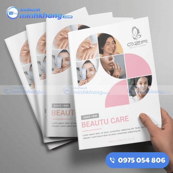 Mẫu catalogue mỹ phẩm dễ gây ấn tượng