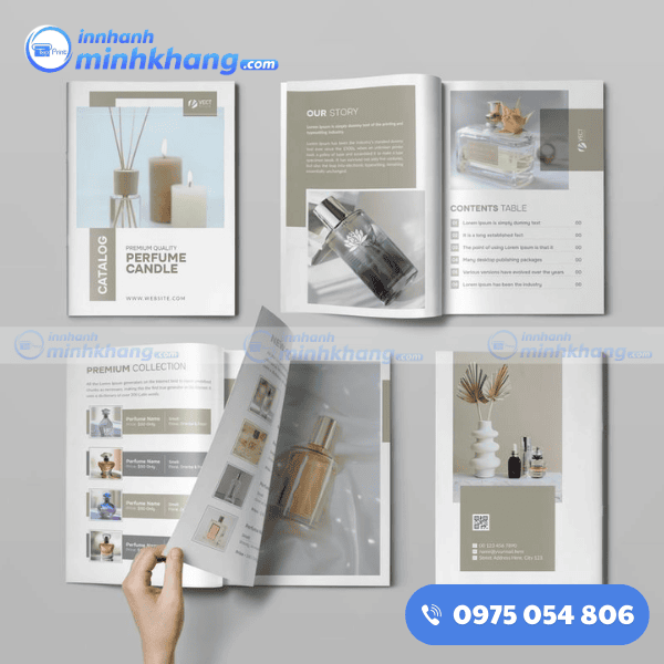 Mẫu catalogue mỹ phẩm giới thiệu sản phẩm