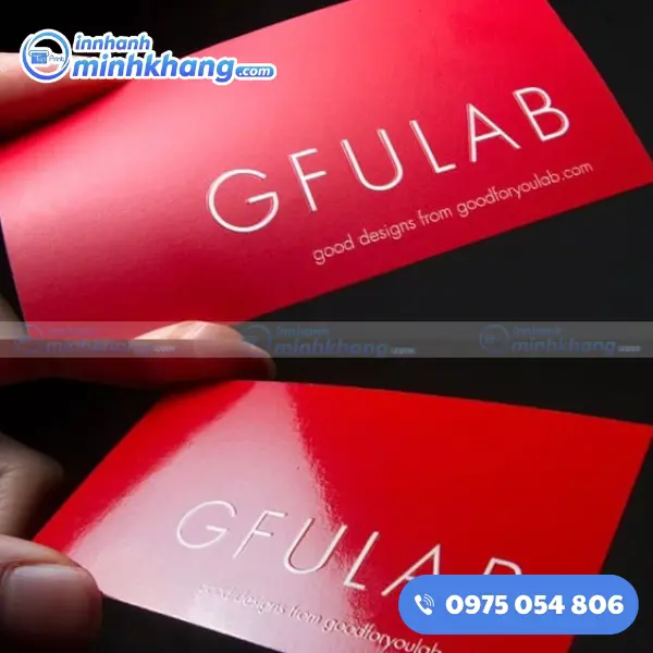 Sự khác biệt giữa gia công cán mờ và cán bóng name card