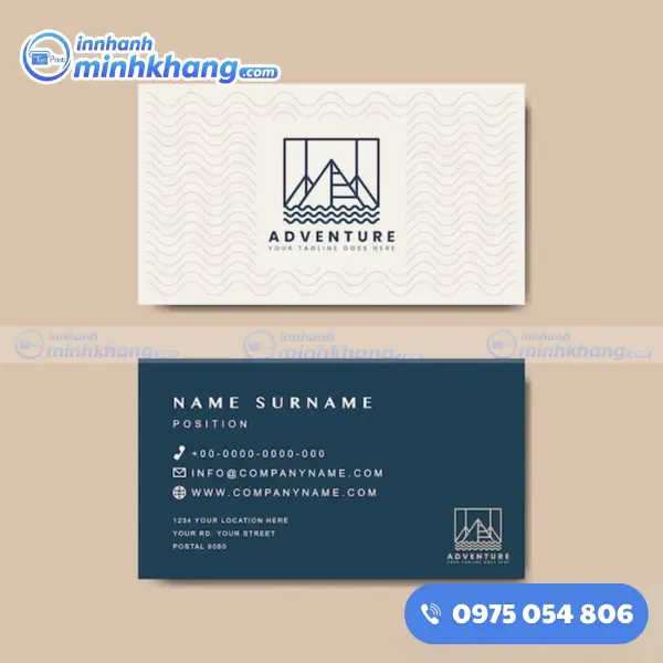 Mẫu Card Visit Sáng Tạo Dập Chìm/Nổi Ấn Tượng