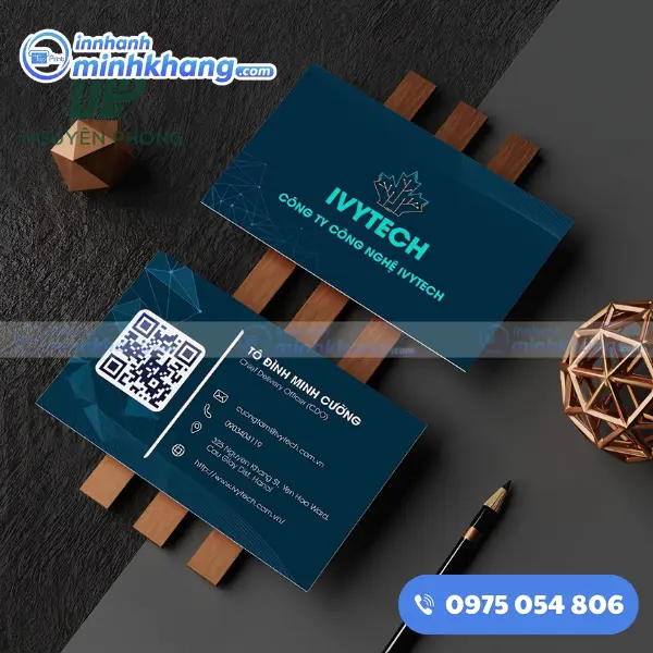 Mẫu Card Visit Sáng Tạo Tích Hợp Mã QR