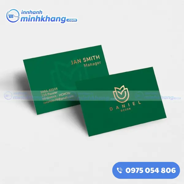 Mẫu Name Card In Offset Số Lượng Lớn