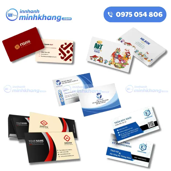 Mẫu Card Visit đẹp, đa dạng mẫu mã, in ấn theo yêu cầu