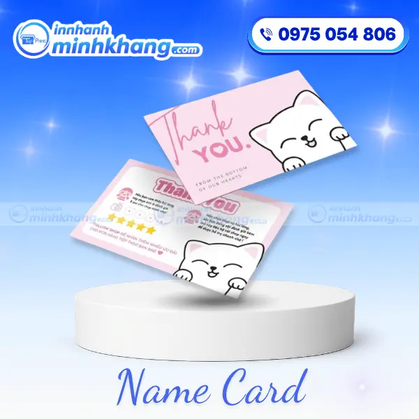 Name Card Cảm Ơn