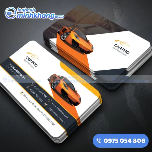 Mẫu name card taxi in offset chất lượng
