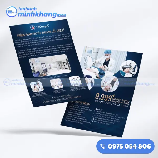 Mẫu tờ rơi quảng cáo thuốc và y khoa