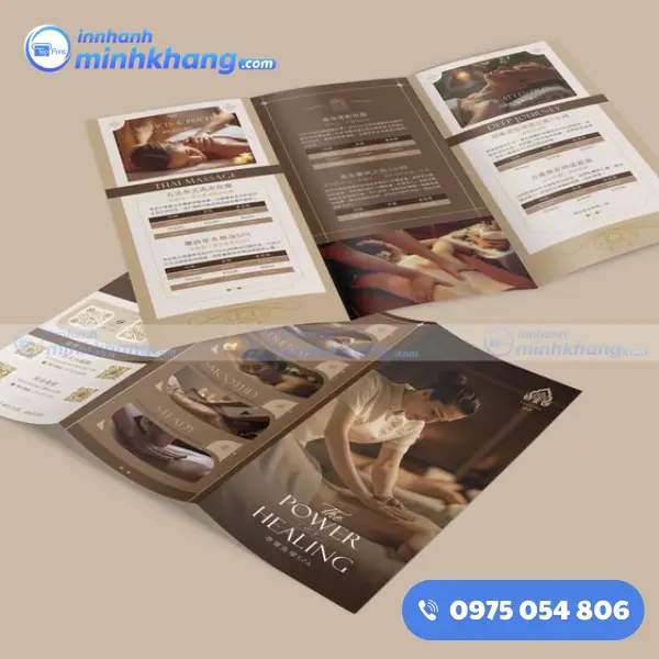 Mẫu brochure spa cao cấp