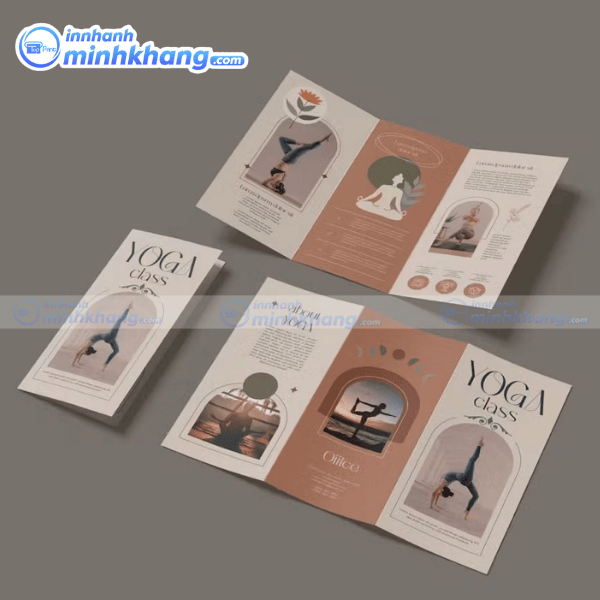 Mẫu brochure yoga giới thiệu khóa học yoga