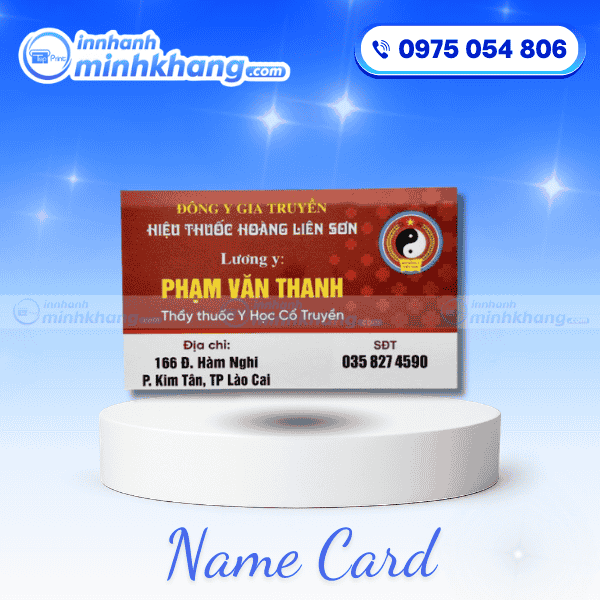Card Visit Đông Y