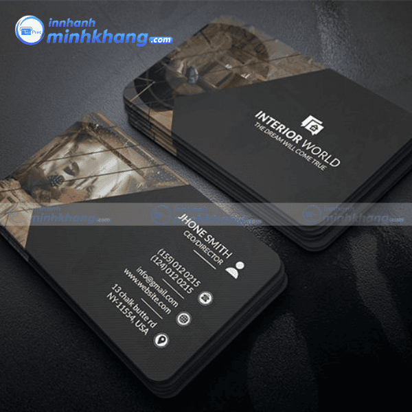 Mẫu card visit kiến trúc sư lấy liền trong ngày tại xưởng in