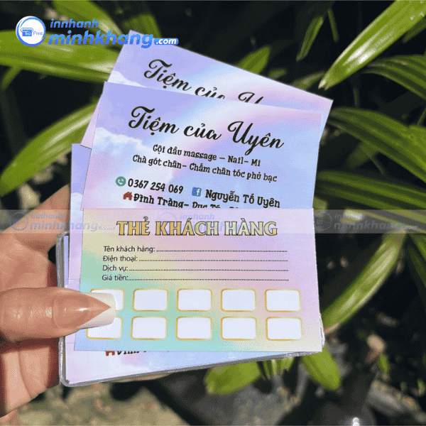 Mẫu name card spa hỗ trợ quảng bá dịch vụ làm đẹp hiệu quả