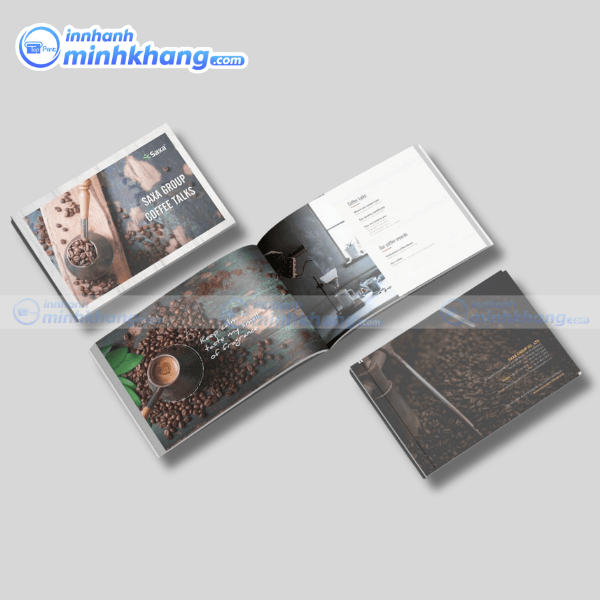 Mẫu catalogue coffee hiện đại và tinh tế