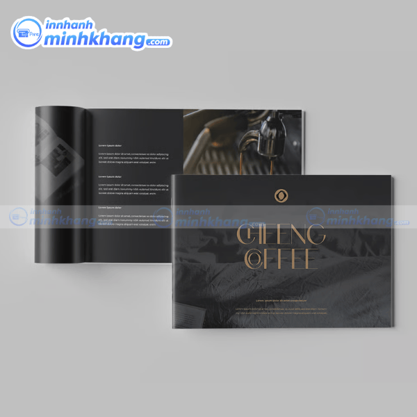 Mẫu catalogue coffee giới thiệu sản phẩm cà phê