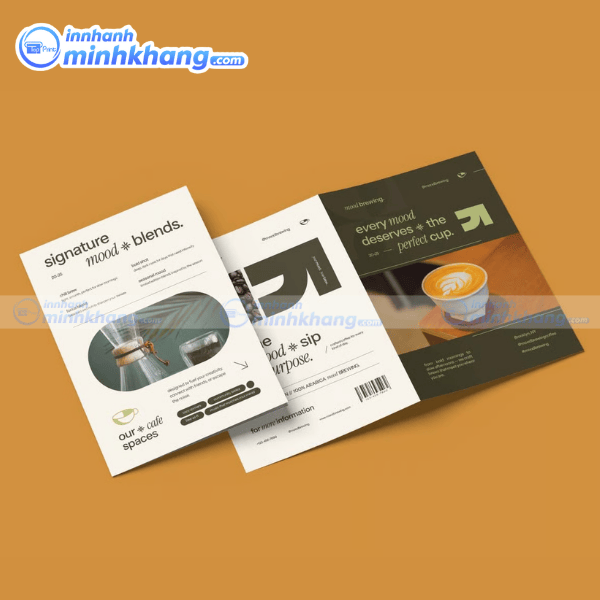 Mẫu catalogue coffee menu chuyên nghiệp