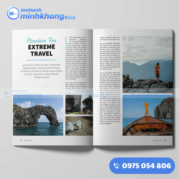 Mẫu catalogue du lịch giới thiệu điểm đến