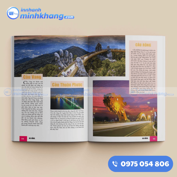 Mẫu catalogue tour du lịch hấp dẫn - Cầu Rồng Đà Nẵng