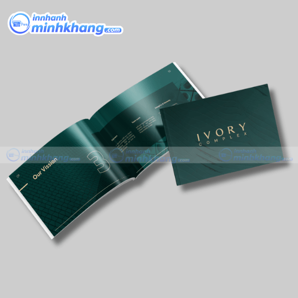 Mẫu catalogue mini giấy in cao cấp