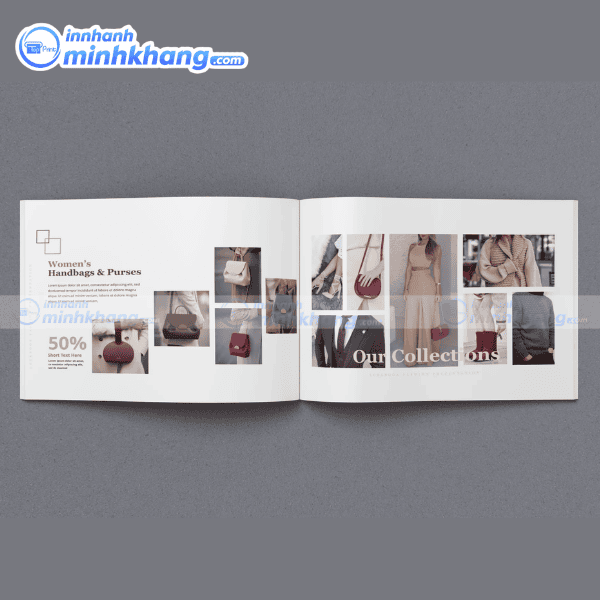Mẫu catalogue mini dùng cho cửa hàng bán lẻ