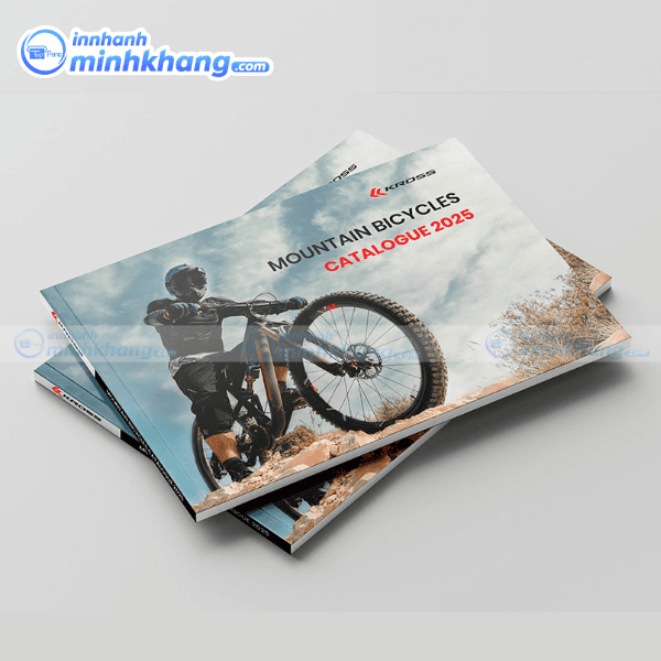 Mẫu catalogue xe đạp cao cấp in màu sắc sắc nét