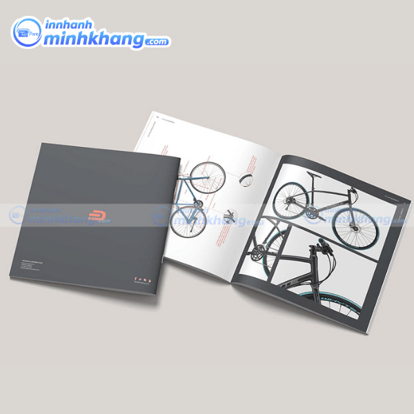 Mẫu catalogue xe đạp thiết kế theo phong cách hiện đại