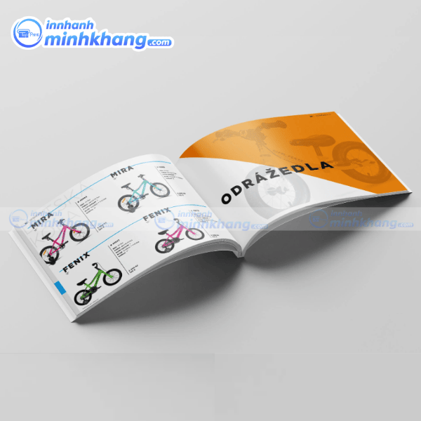 Mẫu thiết kế catalogue xe đạp cho cửa hàng bán lẻ