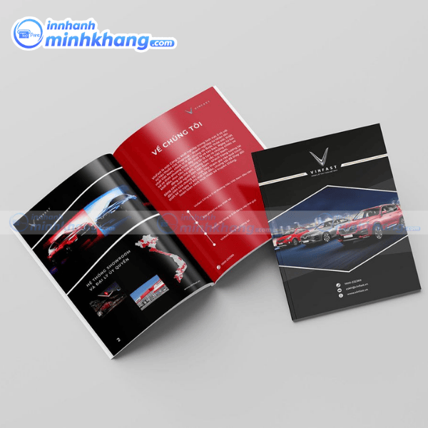 Mẫu catalogue xe điện đẹp thiết kế hiện đại cho showroom