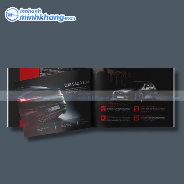 Mẫu catalogue xe điện hiện đại phong cách công nghệ