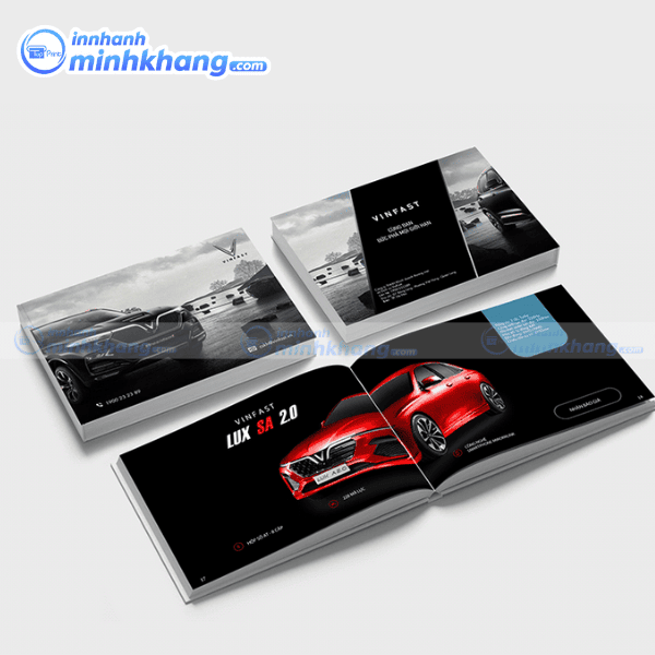 Mẫu catalogue xe điện cao cấp in ấn sắc nét