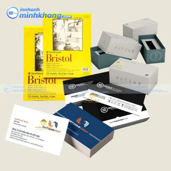 Các ấn phẩm được làm từ giấy bristol 