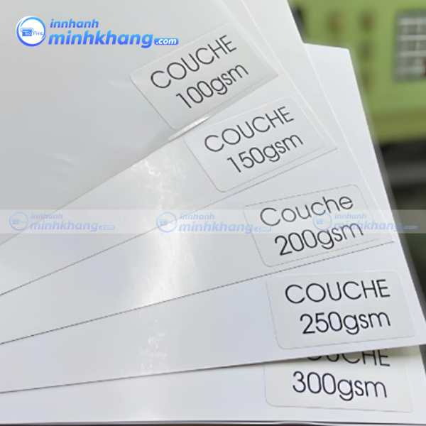 Định lượng giấy couche