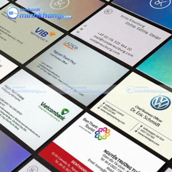 Ứng dụng của giấy mỹ thuật để làm name card 