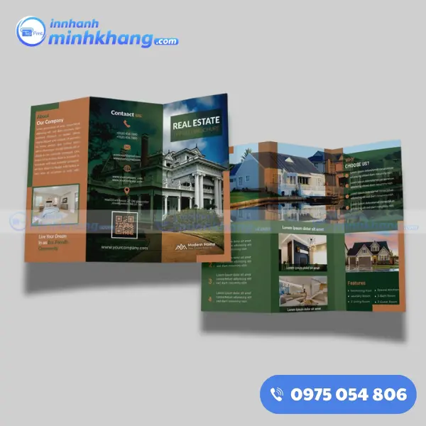 Mẫu brochure bất động sản đẹp, ấn tương