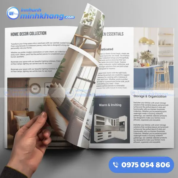 Mẫu catalogue chuyên nghiệp chất lượng cao