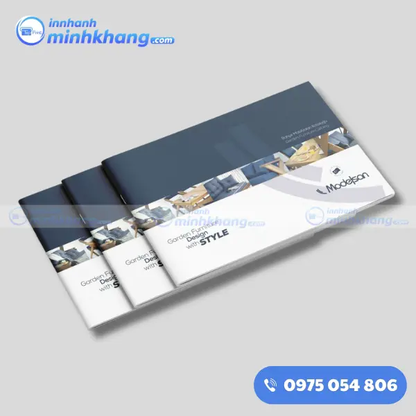 Mẫu in catalogue giấy couche cao cấp