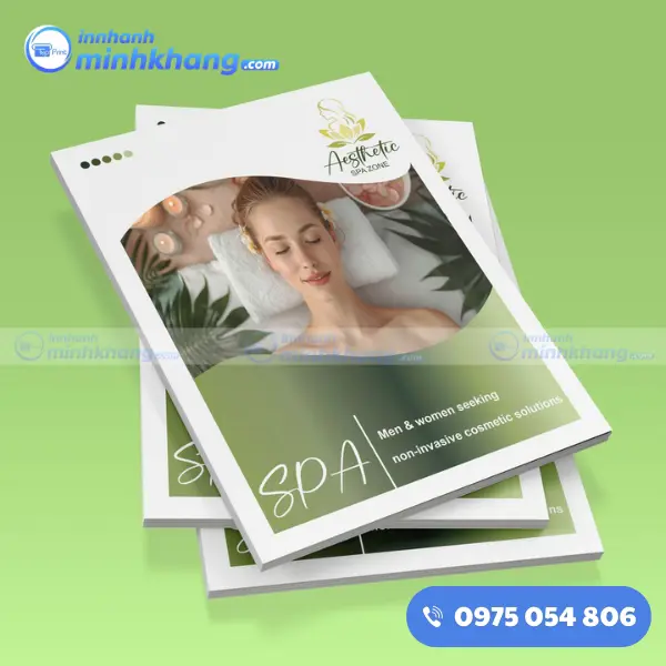 Mẫu catalogue spa phong cách nhẹ nhàng