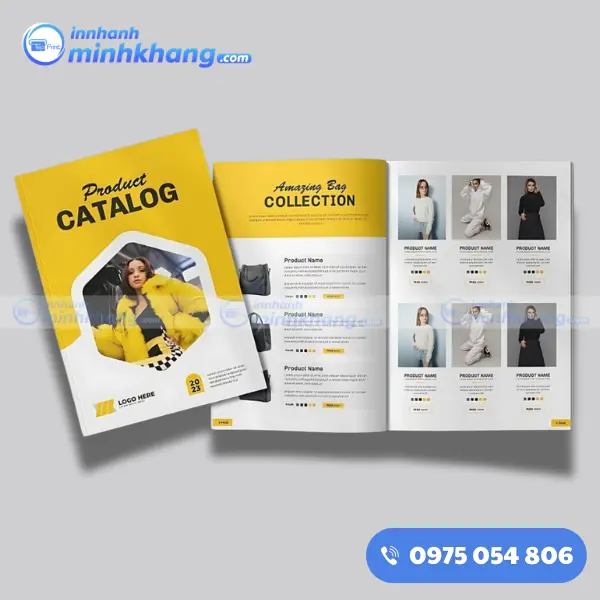 Mẫu catalogue thời trang bố cục sáng tạo