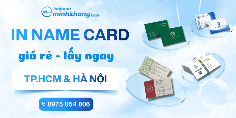 Công ty in name card hồ chí minh giá rẻ, thiết kế theo yêu cầu