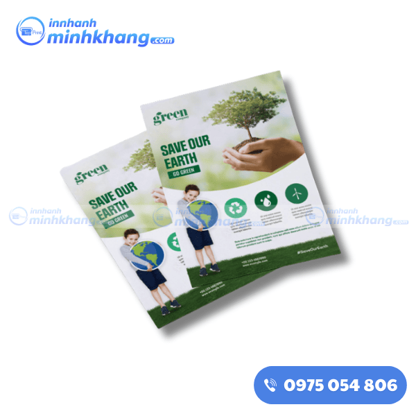 Mẫu tờ rơi tuyên truyền môi trường cho học sinh tiểu học