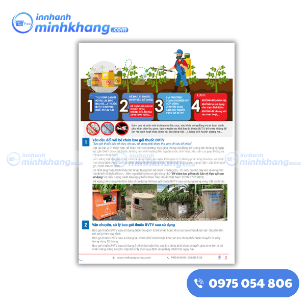 Mẫu tờ rơi tuyên truyền bảo vệ thiên nhiên của Trung ương Đoàn