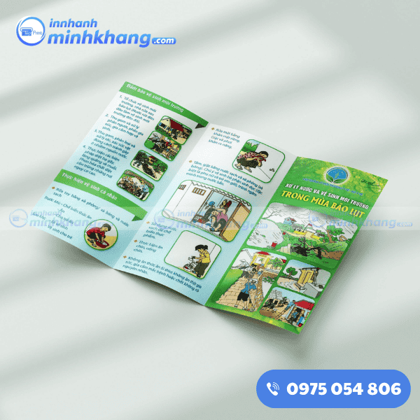 Mẫu tờ rơi bảo vệ môi trường khu dân cư địa phương