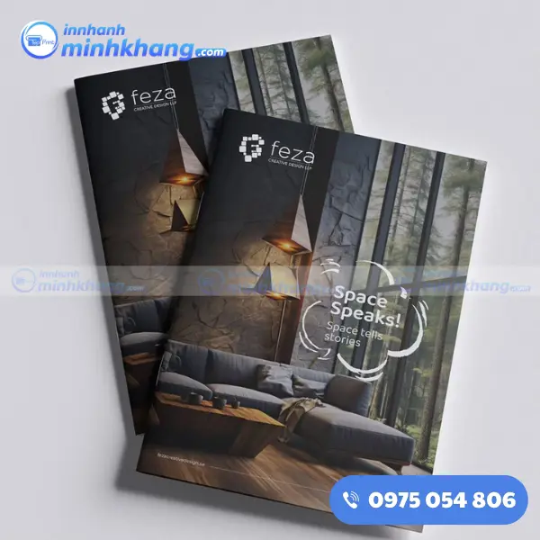 Mẫu in catalogue kỹ thuật số hiện đại