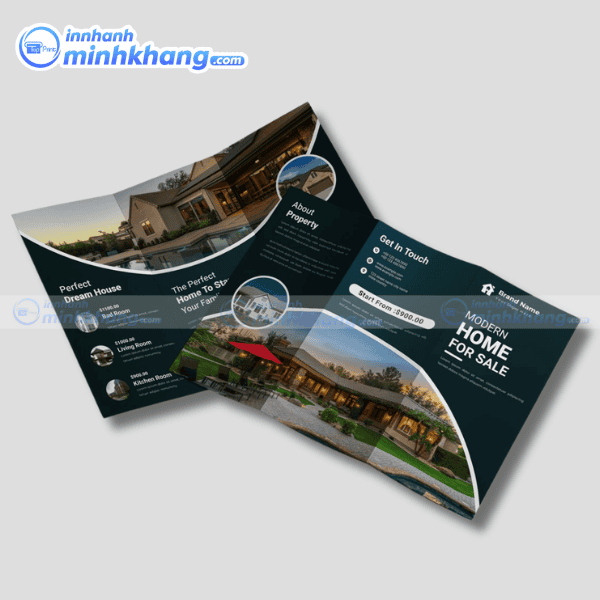 Mẫu thiết kế brochure bất động sản sáng tạo
