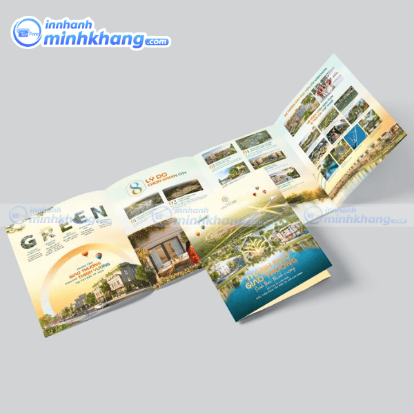 Mẫu brochure dự án khu đô thị hiện đại