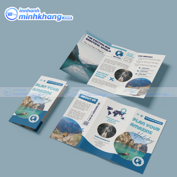 Mẫu brochure du lịch sinh thái thân thiện môi trường