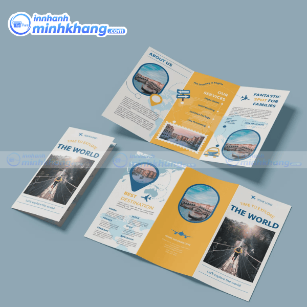 Mẫu brochure du lịch trải nghiệm độc đáo