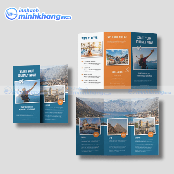 Mẫu thiết kế brochure công ty du lịch lữ hành